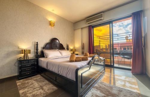 Semlalia Apartment | Gueliz Marrakech Private 2BR Apartment with Pool and Parking