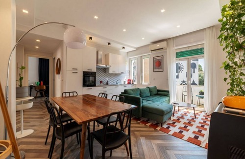 Ostiense Apartment | GuestHost - Colorful Apt in Vintage-Modern Style