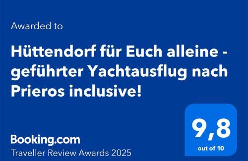 Gross Koeris Apartment | Hüttendorf für Euch alleine - geführter Yachtausflug nach Prieros inclusive! Nur 3 Minuten zum Badesee Fahrräder kostenlos vorhanden