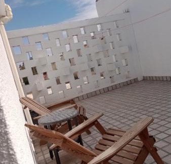 Juarez Municipality House | Habitación con terraza