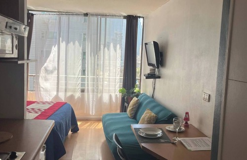 Downtown Santiago Apartment | Half a block from sta lucia subway station. Study