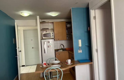 Downtown Santiago Apartment | Half a block from Sta Lucia subway Comfortable 1 bedroom