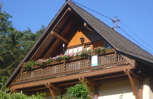 Erlenbach bei Dahn Apartment | Haus Doris (view to the castle), Weis - apartment/apartment, shower, toilet, balcony