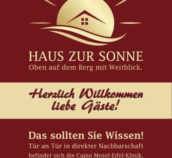 Bad Bertrich House | Haus zur Sonne
