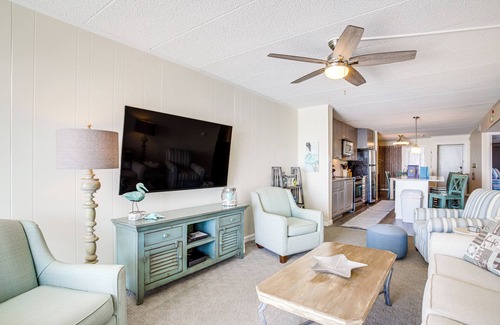 Midtown Ocean City Apartment | Heated Pool + Views: Beachfront Ocean City Gem