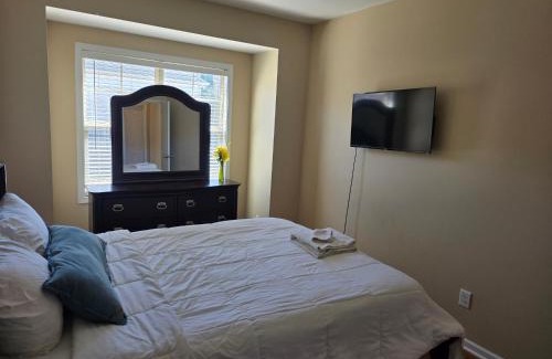 Northeast Raleigh House | Heaven on Earth - Large Bedroom with Private Bathroom