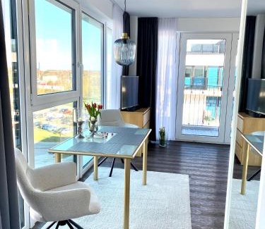 Sudstadt Apartment | Helles Apartment über den Dächern Rostocks