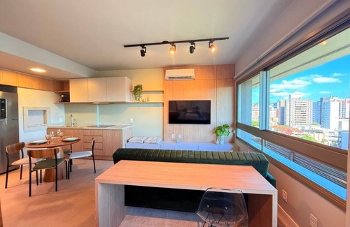 Menino Deus Apartment | High-Standard Loft in Porto Alegre, Brazil.