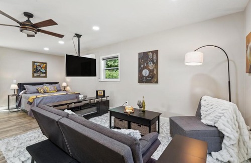 Hickory Apartment | Hickory Hideaway Forest-View Haven with Fire Pit!