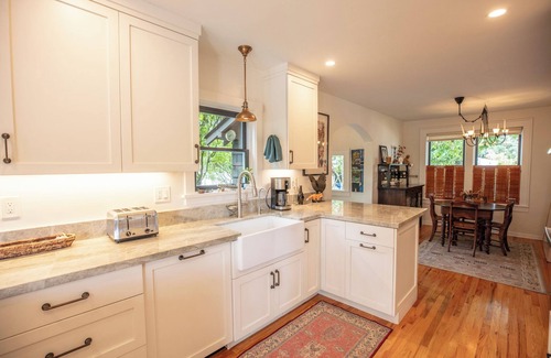 Eastside Santa Cruz House | Historic 3-bedroom farmhouse, 2 fireplaces and pool in Santa Cruz-near beaches!