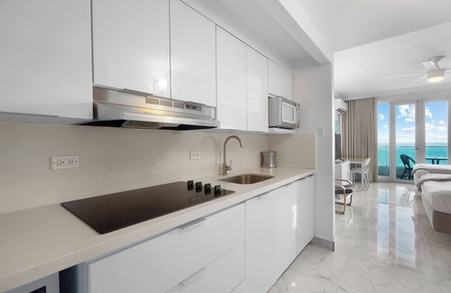 Puerta de Tierra Apartment | Historic San Juan | Waterside Apartment | Terrace Boasting Sea Views