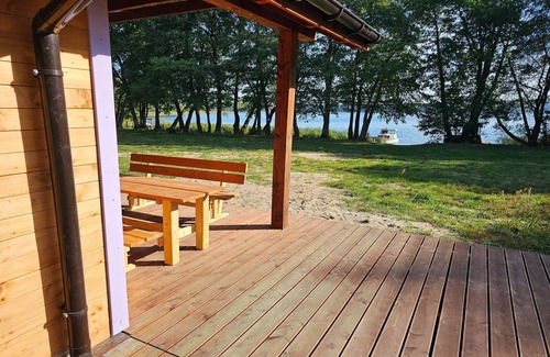 Szczecinek House | Holiday Home by Lake Wierzchowo with Boats