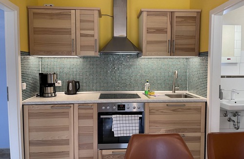 Wunsdorf House | Holiday Home 'Eichhörnchen' with Private Terrace, Private Garden and Wi-Fi