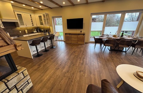 Dolgen am See House | Holiday Home MILA with Pool, Sauna, and Large Private Grounds