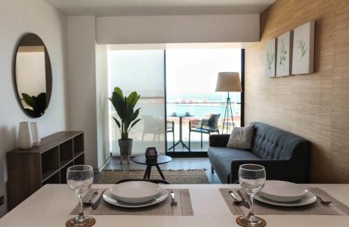 Historical District Apartment | HOM I Acogedor y Cómodo depto de 1Dorm Vista al Mar PNM 0114