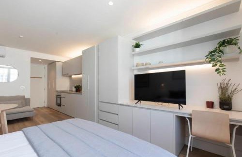 Downtown Santiago Apartment | HOM I Studio a Estrenar en Edif Cultural de Santiago