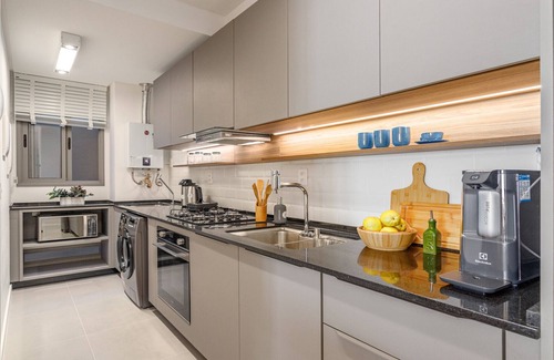 Saco Grande Apartment | Home Cacupé: Conforto c/Piscina Vista Mar WF8996