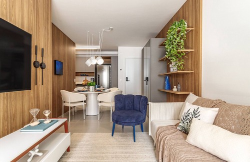 Saco Grande Apartment | Home Cacupé: Conforto c/Piscina Vista Mar WF8996