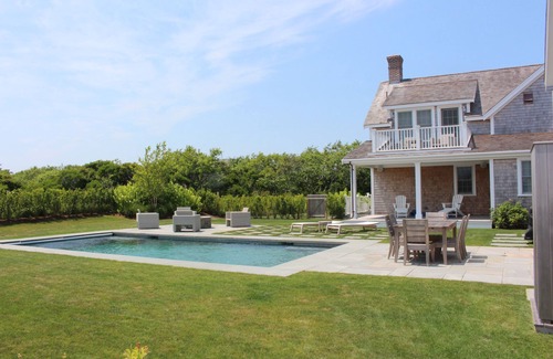 Madaket House | Home On Large, Private Lot W/heated Salt Water Pool And Distant Harbor Views