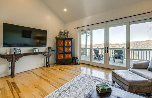 Cullowhee House | Hot Tub and Water Views Lake Glenville Home!