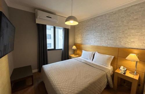 Vila Congonhas Hotel | Hotel Aeroporto Congonhas com cozinha e sacada 1108 S