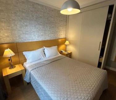 Vila Congonhas Hotel | Hotel Aeroporto Congonhas com cozinha e sacada 1108 S