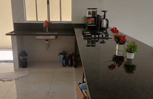 Tupy House | House with 2 bedrooms, swimming pool and barbecue, 8 minutes from the beach on foot.