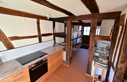 Erlenbach bei Dahn House | House of comfort; biologically renovated half-timbered building with a modern ambience