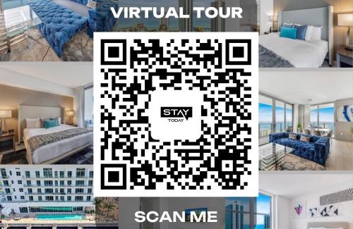 Hollywood South Central Beach Apartment | Hyde Beach House - 2BD-2BA MANSION WITH DIRECT OCEAN VIEW, Resort Amenities, Rooftop Pool and Hot tub, Tennis court, few min walk to the ocean