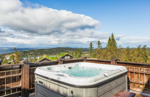 Nord-Aurdal House | HYTTEEVENTYR I VALDRES MED JACUZZI, 5 soverom, alpinbakke og skiløyper like ved!