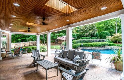 Providence Plantation House | Impressive Luxurious Rental with Pool and Game Space in NC