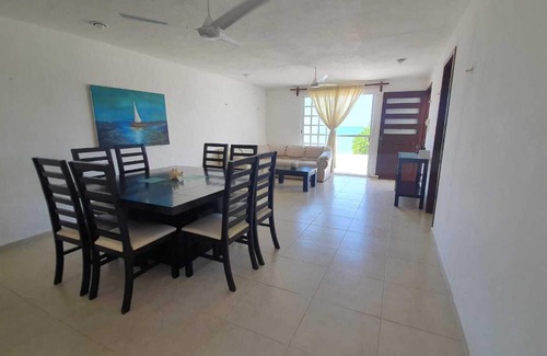 Chuburna Puerto House | In front of the beach with power and wifi included!