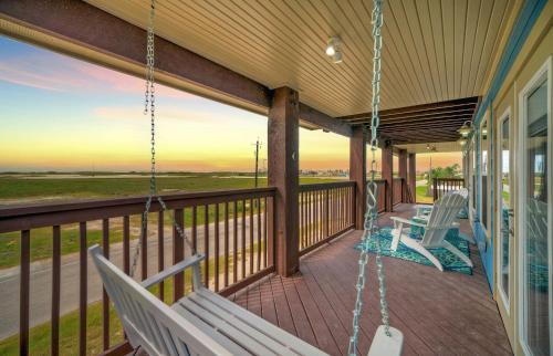 Leeward Sands House | Incredible Nature Views Golf Cart for Rent Balcony Blue Crush by AvantStay