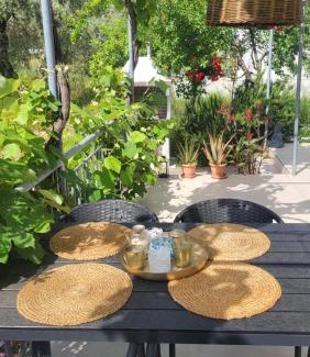 Skala Potamias House | Ioannis Houses - gemütliches Ferienhaus im Olivenhain