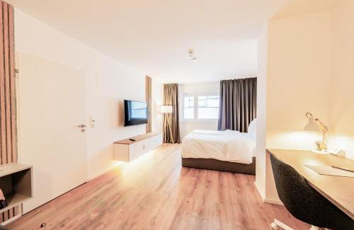 Neu-Isenburg Apartment | ISiSTAY modernes Apartment mit Küche nahe Frankfurt