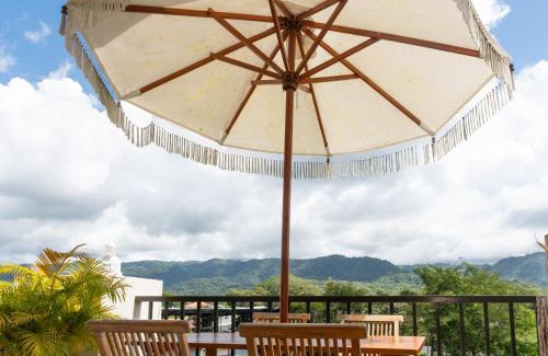 Barrio Santa Lucia Apartment | Jaco Bay Spacious 2BR 2BA Gated with Terrace Large Pools Jacuzzis and Mountain Views