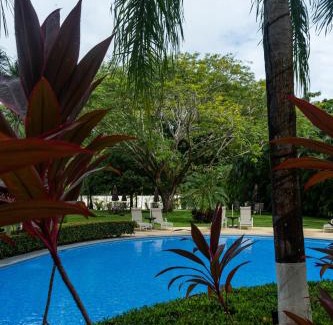 Barrio Santa Lucia Apartment | Jaco Bay Spacious 2BR 2BA Gated with Terrace Large Pools Jacuzzis and Mountain Views