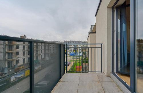 Krzyki Apartment | Jagodno Wrocław Kajdasza Studio z Bezpłatnym Garażem by Noclegi Renters