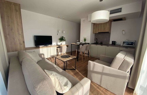 Mielno Apartment | Jantaris B21 | Studio near Beach | Fitness