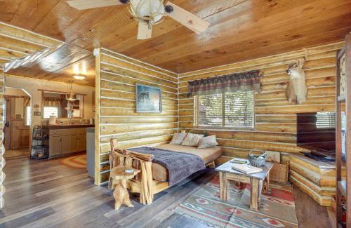 Jemez Springs House | Jemez Springs Cabin with Stunning Mtn Views!