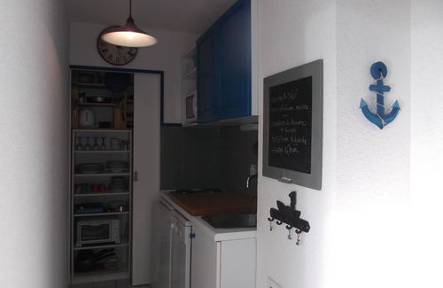 Jullouville Apartment | Jullouville 2 steps from the beach apartment facing south view with sea