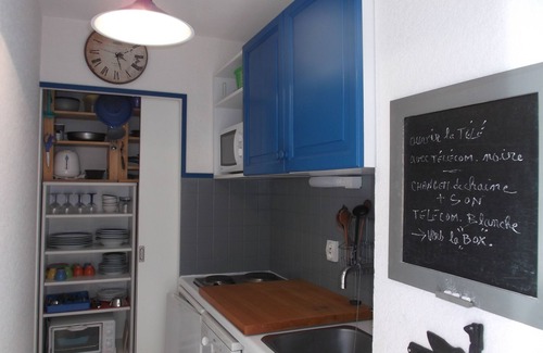 Jullouville Apartment | Jullouville 2 steps from the beach apartment facing south view with sea