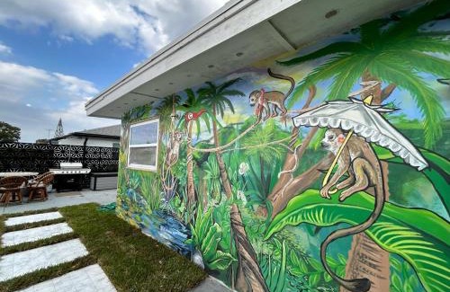 Lake Worth House | Jungle Cottage with luxury pool, hot tub and more!