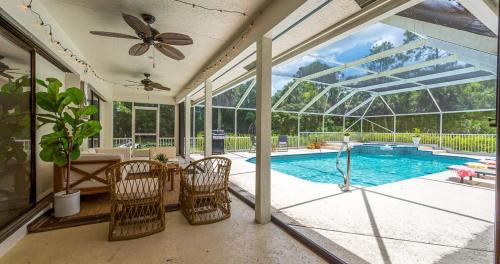Jupiter Farms House | Jupiter Farms Country Estate with Pool Spa Lakefront