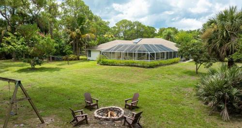Jupiter Farms House | Jupiter Farms Country Estate with Pool Spa Lakefront