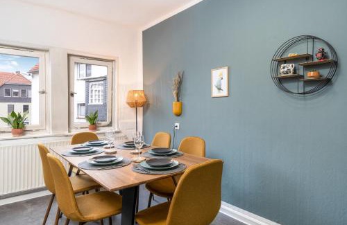 Frankenberg Apartment | KAKADU - Zentral - Workplace - Gemeinschaftsterrasse, SNES