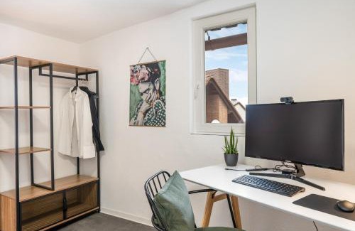 Frankenberg Apartment | KAKADU - Zentral - Workplace - Gemeinschaftsterrasse, SNES