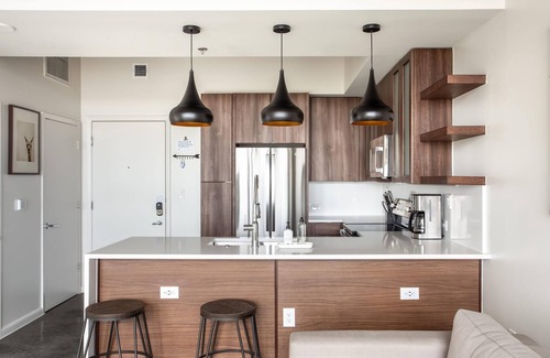 Second Street District Apartment | Kasa | Spacious 1BD with Private Balcony | 2nd Street