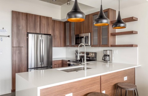 Second Street District Apartment | Kasa | Spacious 1BD with Private Balcony | 2nd Street