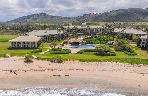 Hanamaulu Condo | Kauai Beach Resort 3118 | 0 Bed, 1 Bath Studio, Freshly Renovated with a Pool and Ocean View.